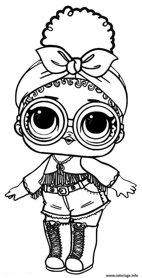 Coloriage Poupee LOL Surprise Doll - JeColorie.com