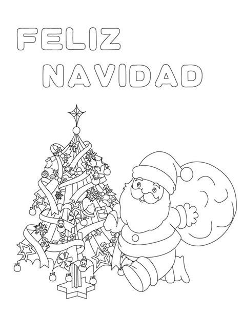 Dibujos De Feliz Navidad Para Colorear E Imprimir Im Genes Feliz Navidad