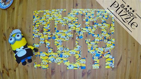 Here's how to make a puzzle with any picture—your pet turtle, your favorite cartoon character, your little brother. 1000 Pieces Impossible Minion Puzzle | Stopmotion - YouTube