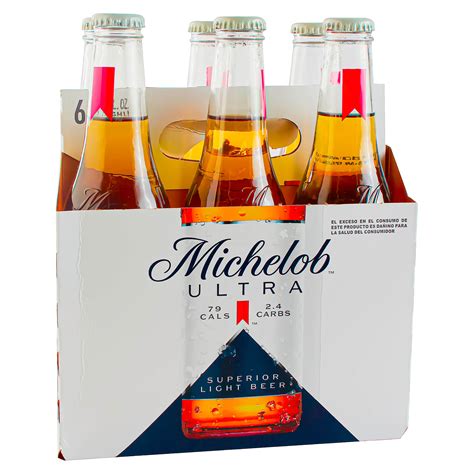 Comprar Cerveza Michelob Ultra En Botella 6 Pack 2130ml Walmart