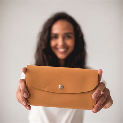 Women Leather Wallet Personalized Leather Wallet For Women Etsy In