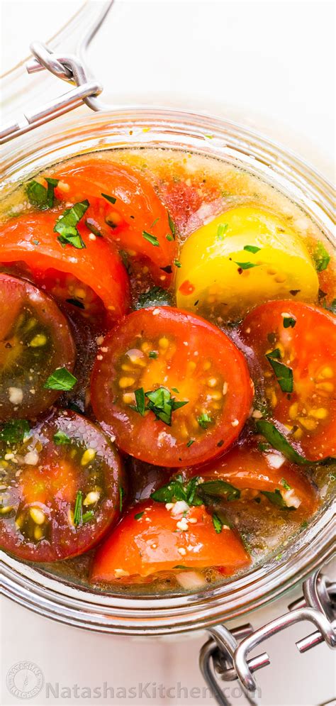 Marinated Cherry Tomatoes Are A Colorful Juicy And Tasty Side Dish