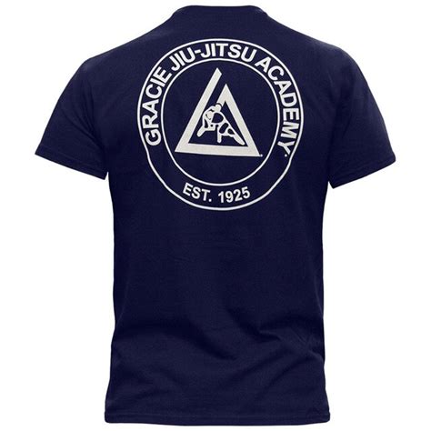 Academia Gracie Jiu Jitsu Clássico T Shirt Dos Homens Lutador De Jiu