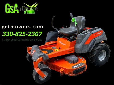 54in Husqvarna Rz5424 Zero Turn Mower With 24 Hp Kohler Engine Lawn