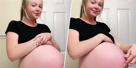 Pregnant Mom Shares Belly Deflating Trick On TikTok Safe