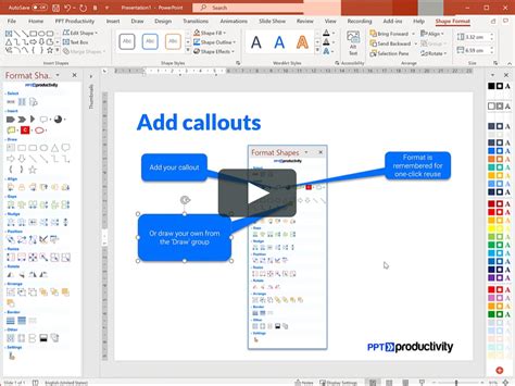 Add Callouts Speech Bubbles To Powerpoint Slides On Vimeo