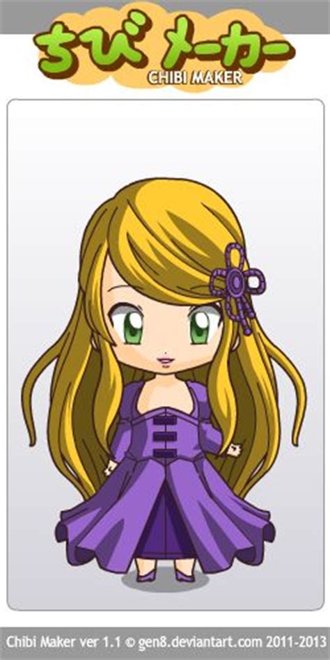 Rapunzelcreated With Gen8 Chibi Maker Chibi Maker Chibi Character
