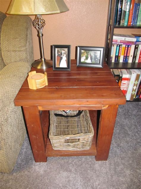 Ana White Rustic End Table Diy Projects