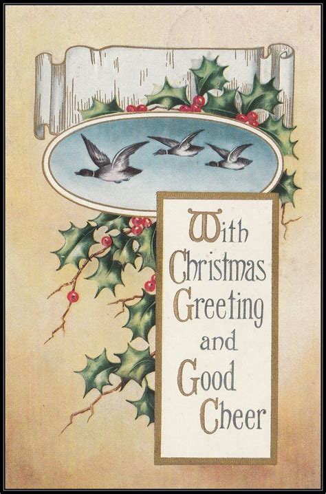 C 1917 Whitney Made Worcester Mass Christmas Postcard Flickr