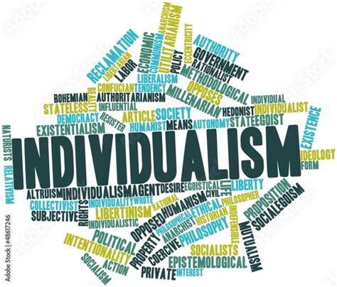 Word Cloud For Individualism Stock Photo And Royalty Free Images On