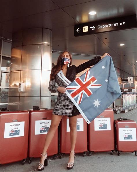 Australias Maria Thattil Is Off To Us For The 69th Miss Universe Pageant