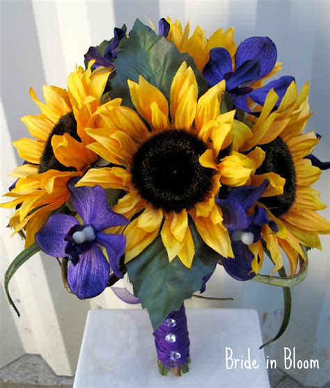 Free shipping on orders over $25 shipped by amazon. Sunflower wedding bouquet | Bride in Bloom