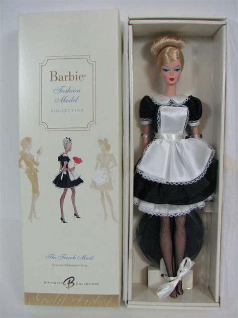 2005 Barbie Silkstone Fashion Model French Maid Gold Label Doll J0966