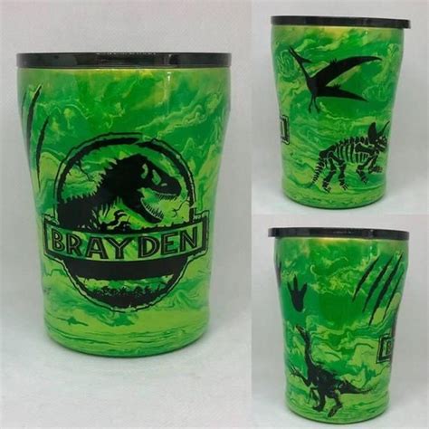 Jurassic World Park Tumbler Custom Boys Tumbler Cups For Boys