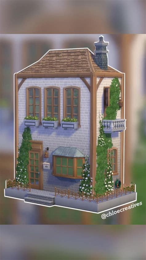 Parisian Country Side Inspired Townhome The Sims 4 Dollhouse Sims 4