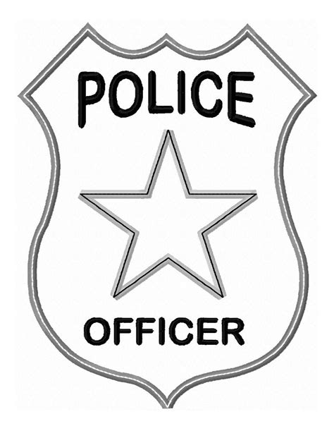 Police officers keep you safe police color free coloring pages and coloring books for kids simpsons police. Printable Police Badges For Kids - Coloring Home