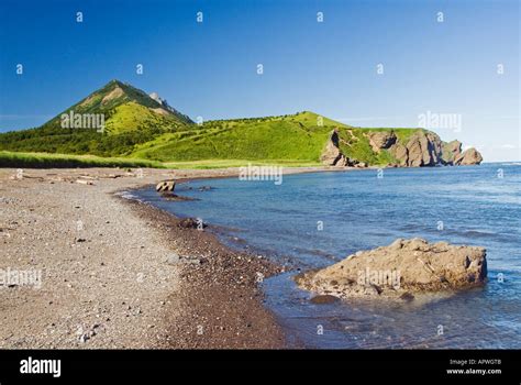 Coastal Scenery At Tikhaya On Sakhalin Island Russia Stock Photo Alamy