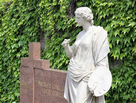 Tombe De Maurice Utrillo Montmartre Cimetière Saint Vincent