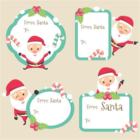 Secret Santa Gift Tag Printable Printable World Holiday