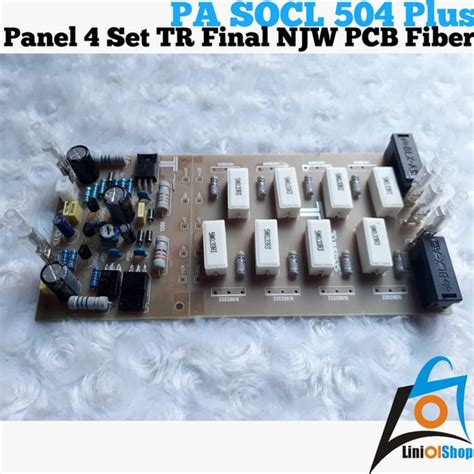 Jual Industrial Pa Socl Plus Panel Set Tr Final Njw Pcb Fiber Di Lapak Bintar Taruna