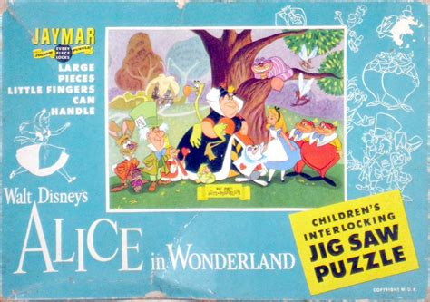 Jaymar Jigsaw Puzzle Wonderland Friends Alice In Wonderland