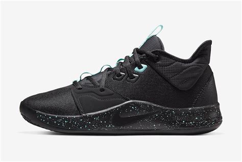 Nike Pg 3 Black Light Aqua Ao2607 006 Release Date Sbd