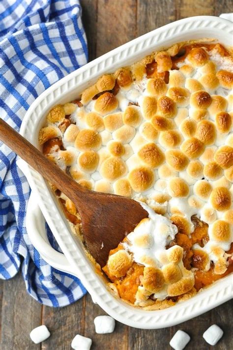 Sweet Potato Casserole With Marshmallows The Seasoned Mom Recipe