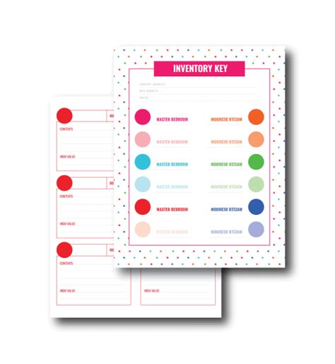 Printable Moving Box Labels And Inventories The Homes I Have Made