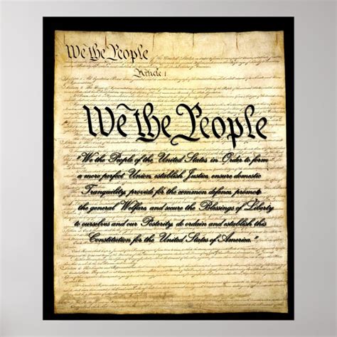 United States Preamble Poster