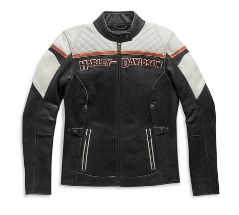 Women S H D Triple Vent Miss Enthusiast II Leather Jacket Harley