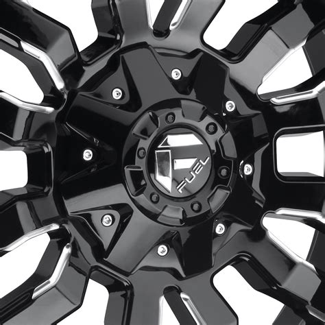 Fuel® D595 Sledge 1pc Wheels Gloss Black With Milled Accents Rims