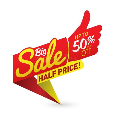 Big Sale Price Offer Deal Vector Labels Templates Stickers Stock Vector