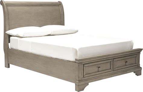 Signature Design By Ashley Lettner 4 Piece Light Gray Full Bedroom Set