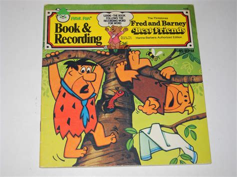 1981 The Flintstones Fred And Barney Best Friends Hanna Barbera Peter