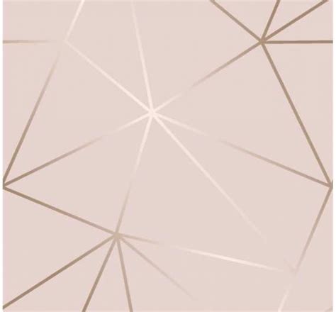Interior I Love Wallpaper Zara Shimmer Metallic Soft Pink Rose Gold