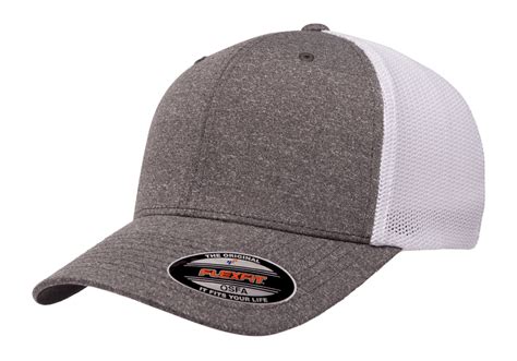 Flexfit® Melange Trucker Cap Dark Heatherwhite More Than Just Caps