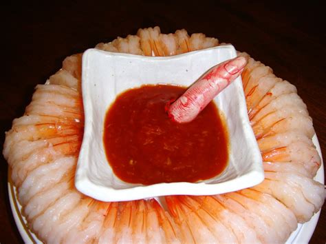 They are also surprisingly easy to prepare. halloween shrimp appetizer