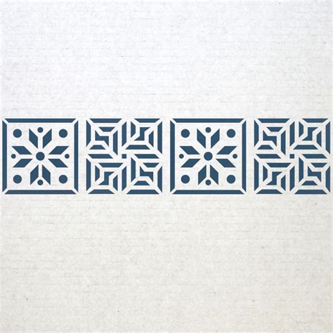 Wall Border Stencils Pattern 019 Reusable Template For Diy Etsy