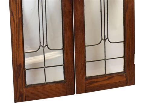 Luckily, almost all kitchen cabinet doors have a set of screws and hinges that are easy to adjust when you know. beveled glass cabinet door — ARCHITECTURAL ANTIQUES