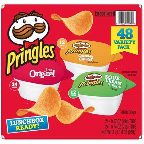 Pringles Snack Stacks Variety Pack 48 Ct