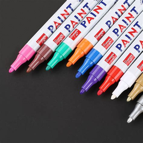 Acrylic Paint Pens Paint Markers Dry Fast Permanent And Waterproof 12