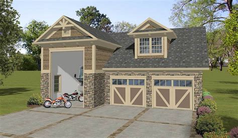 Craftsman Garage Apartment With Rv Garage 20127ga Architectural