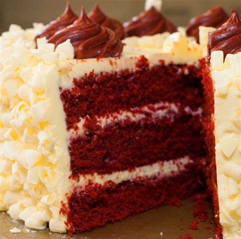 This chocolatey sponge is perfect for a celebration, or halve for smaller crowd. Red velvet, cream cheese frosting | Best red velvet cake, Red velvet box cake recipe, Box cake ...