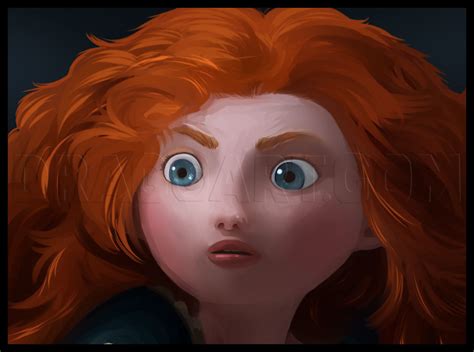 How To Draw Merida Brave Princess Merida Step By Step Drawing Guide By Dawn Dragoart