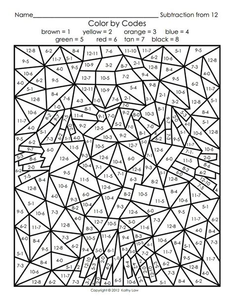 Advanced Color By Number Coloring Pages Coloring Home