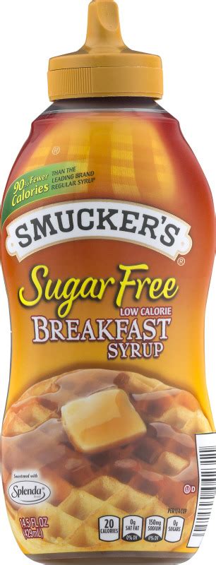 Smuckers Sugar Free Low Calorie Breakfast Syrup Smuckers51500042311