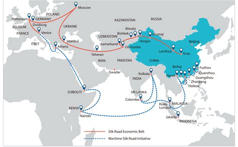 The Silk Road Economic Belt Belt And Road Initiative Upsc