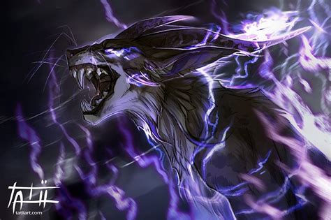 I Am Thunder Fantasy Beast Art By Tatiilange Deviantart Fantasy