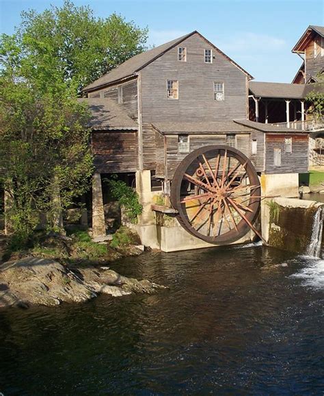 Pigeon Forge Mill Water Wheel Grist Mill Old Barns