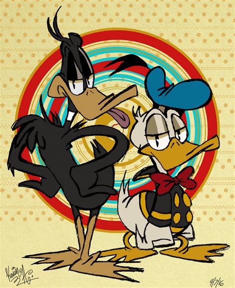 Daffy And Donald Duck By Eeyorbstudios On Deviantart